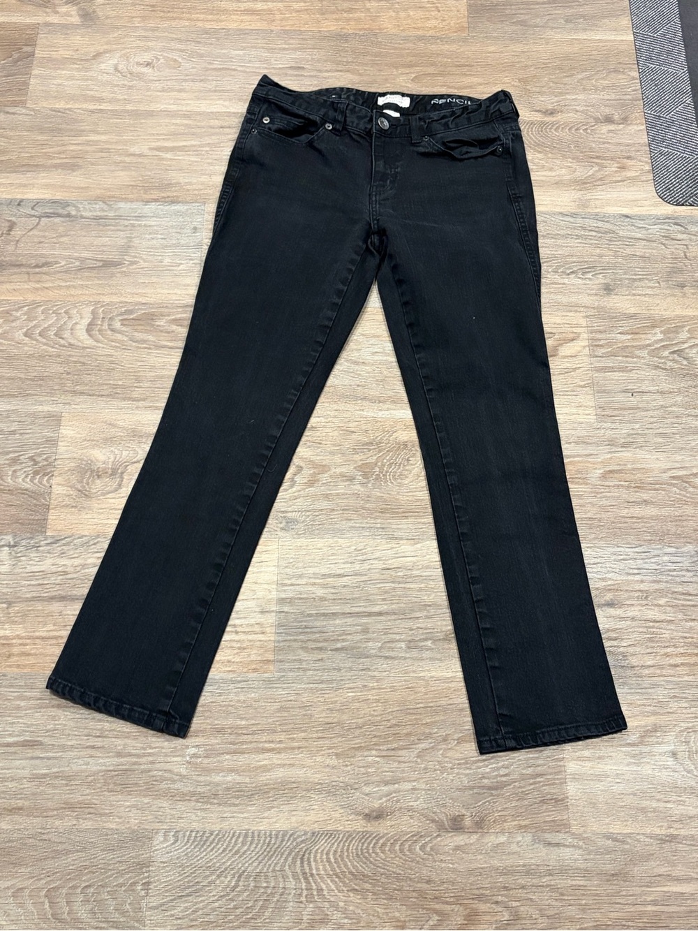 Madison Black Straight-Leg Women's Jeans